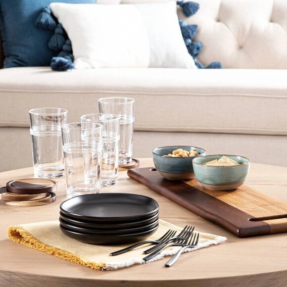 Hearth & Hand Magnolia 4pk Acacia Wood Coaster Set - Target - Picture 2 of 6
